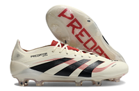 Football boots Adidas Predator Elite FG - Beige, Black and Red
