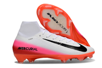 Football boots Nike Air Zoom Mercurial Superfly 10 Elite FG - White, Pink and Orange